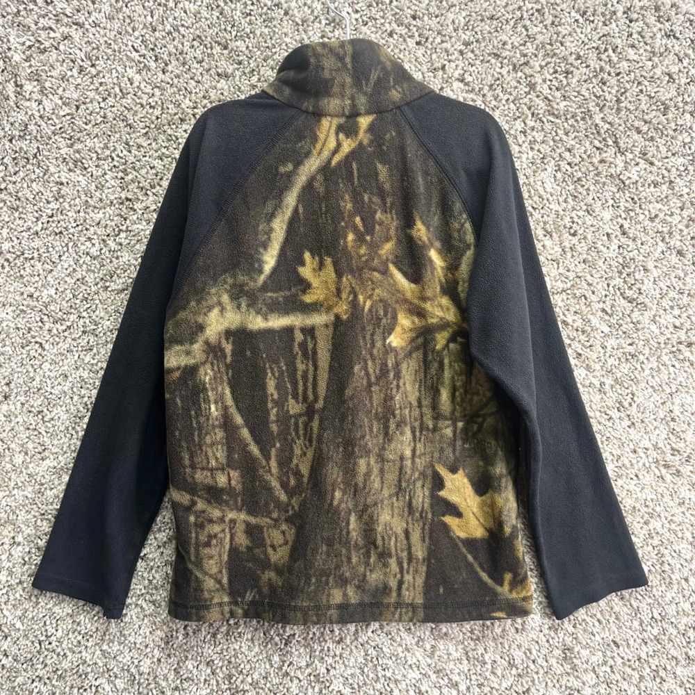 Columbia Sweatshirt Boys Small 8‎ Camouflage Quarter Zip Fleece Pullover